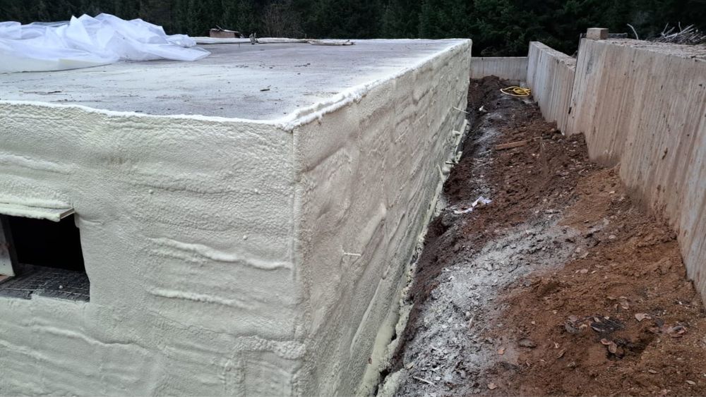 Утепление ППУ пенополиуретаном