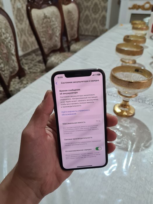 Iphone xs Gold LLA radnoy ideal xolatda