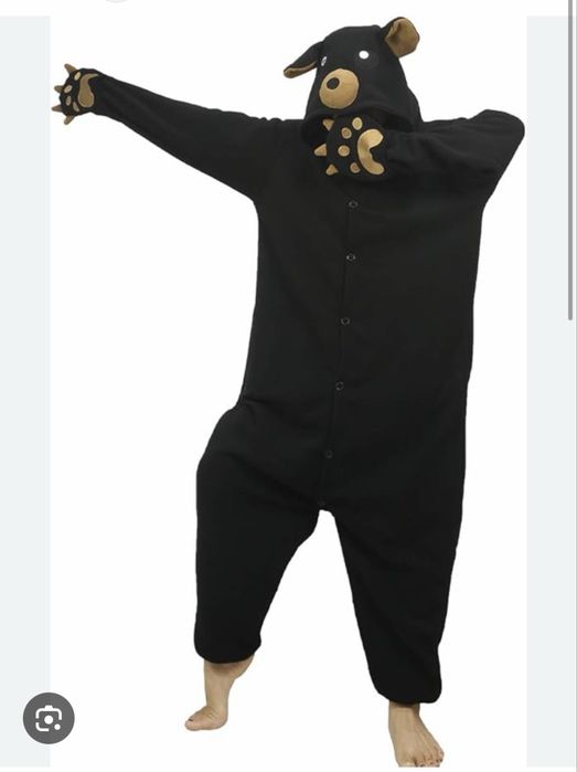 Pijama unisex urs, marimea M.