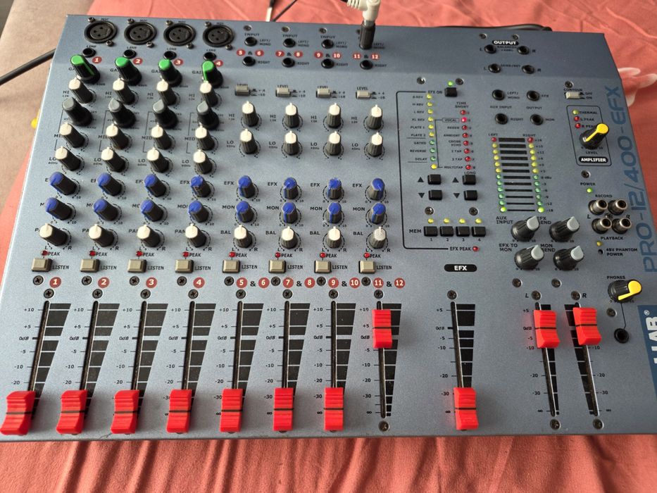Mixer activ soundlab pro12/400 efx efecte, 400w