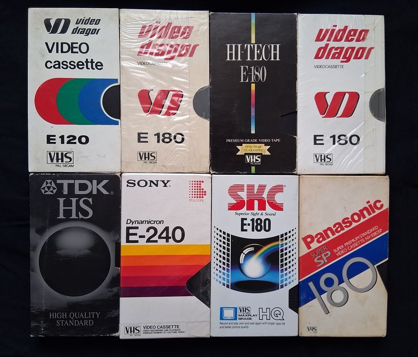 ЛОТ Стари Работещи Видеокасети VHS  Филми  24 Броя