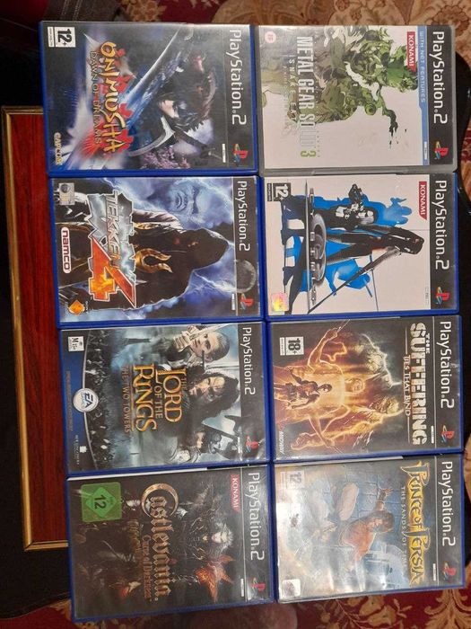 Диски на Playsatation 2