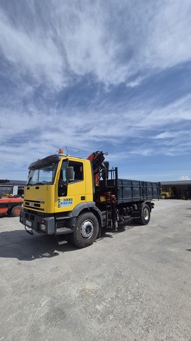 Iveco 190E31 basculabil cu macara