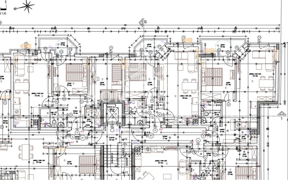Двустаен апартамент в новострояща се жилищна сграда в ж.к. Трошево