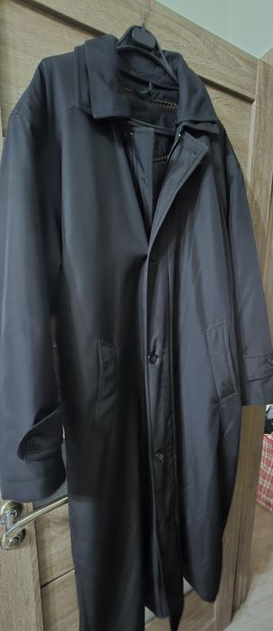 Плащ мужской, черный