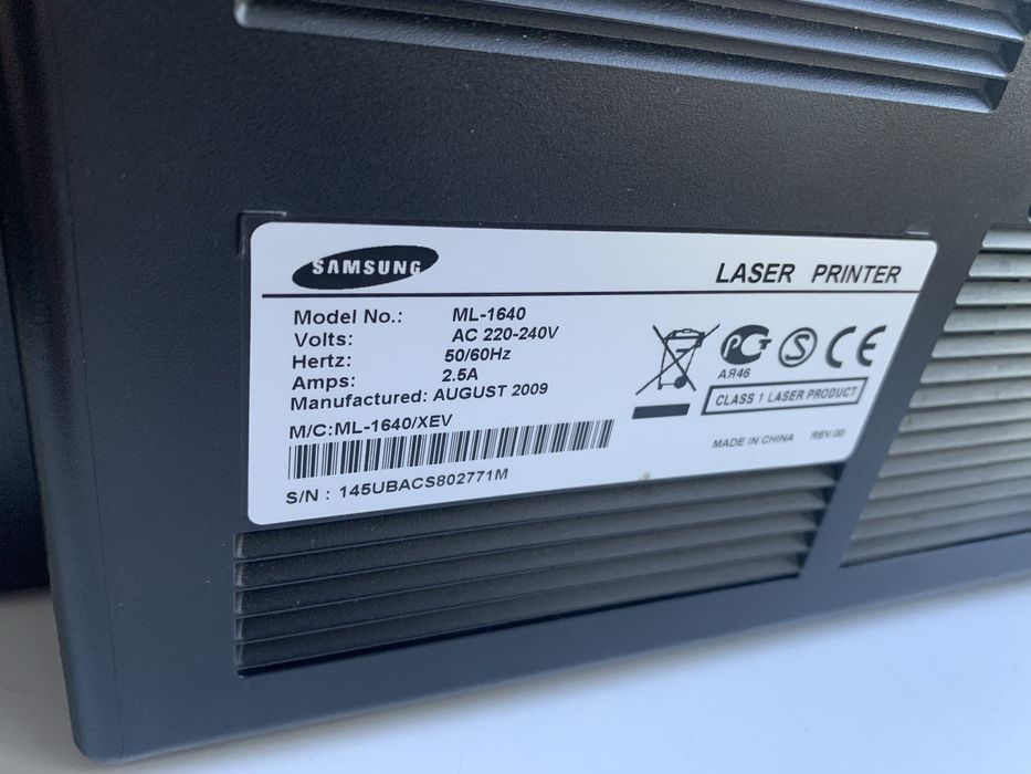 Принтер  samsung ml 1640