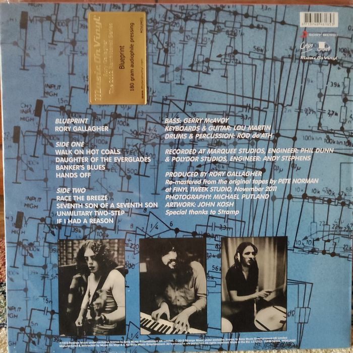виниловая пластинка Rory Gallagher Blueprint