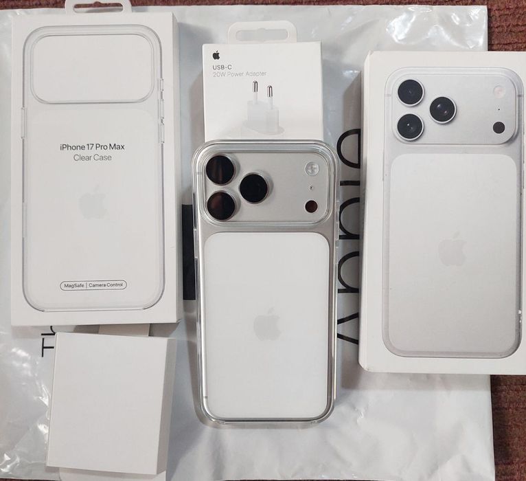 iPhone 17 pro max 1 TB. Silver, Sim + eSIM. Model X Australia