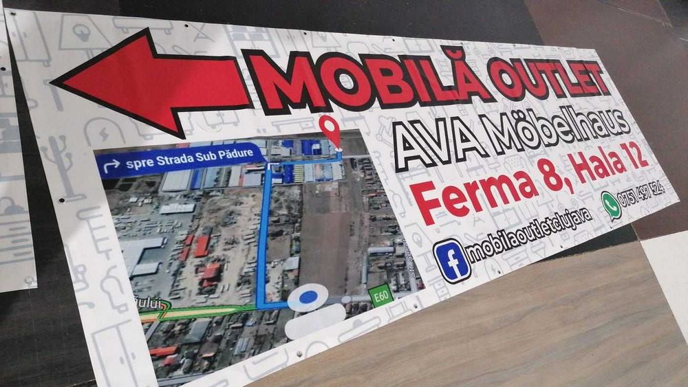 Bannere de MARI dimensiuni - Fă-ţi afacerea vizibilă !