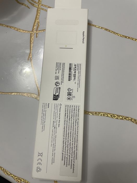 Срочно продам Стилус Apple Pencil 2nd Generation белый