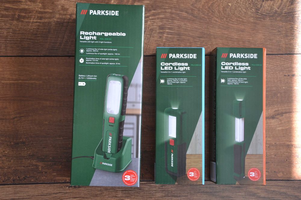 Нови LED Лампи Parkside