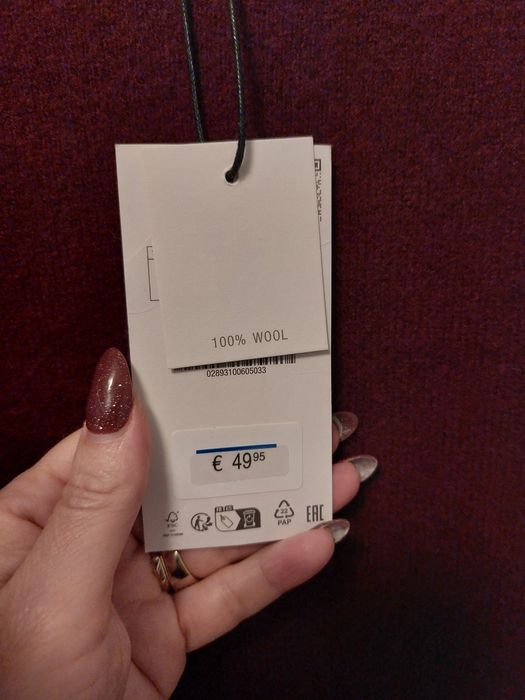 Pulover Zara mărime S-M . Lână 100%. Nou