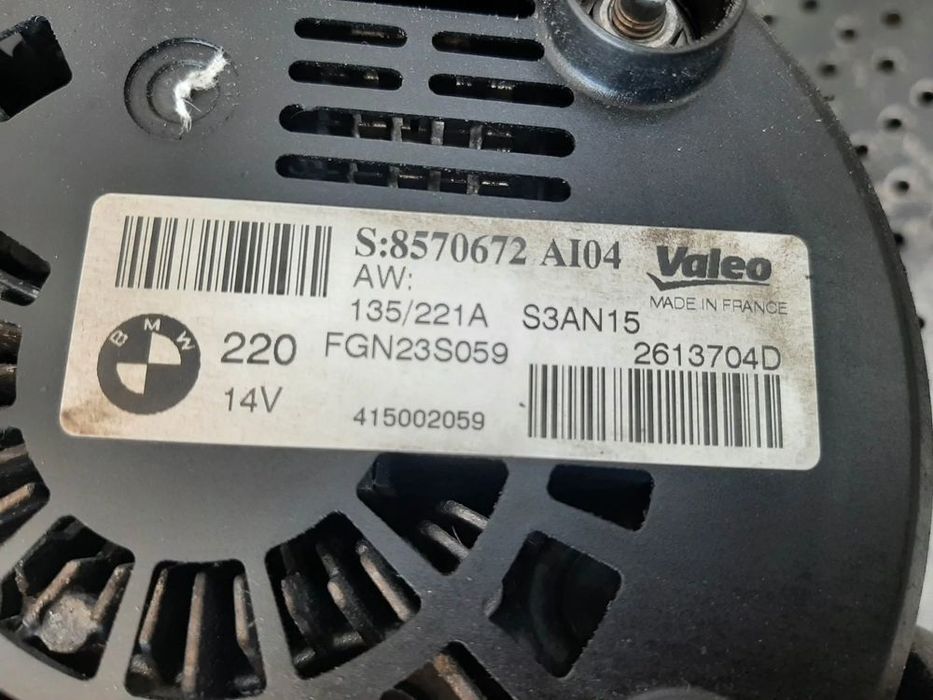 alternator bmw x5 x6 seria 5  f10 f11 3.0d  8570672ai04  8570672  2613704d