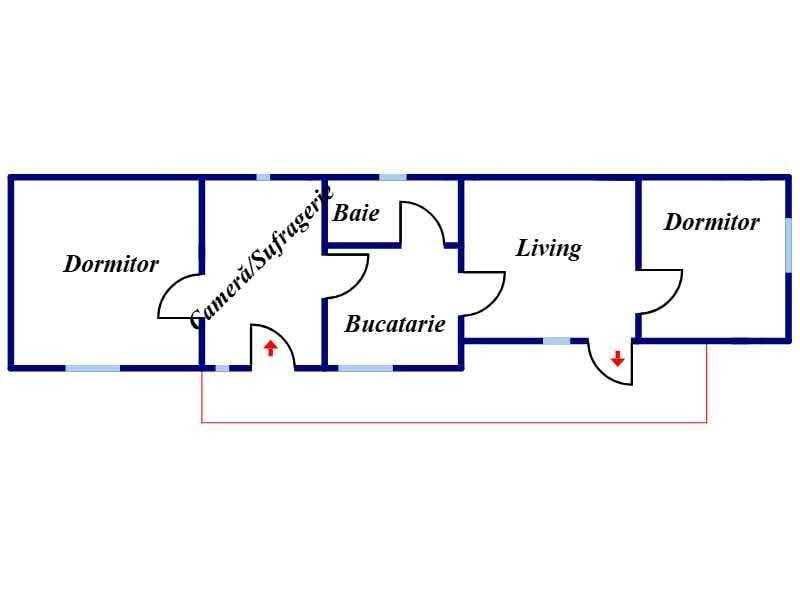 Casă demolabilă sau renovabilă lânga granită la 17 km de Oradea