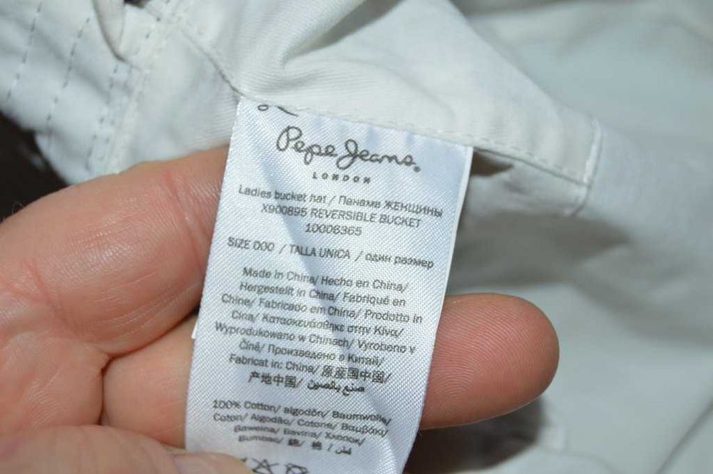 Pălărie Pepe Jeans London Reversibilă – Negru/Alb – Mărime Universală