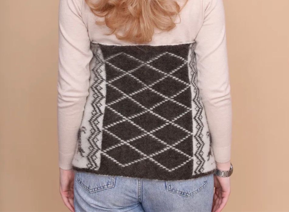 Шерстяной тёплый пояс