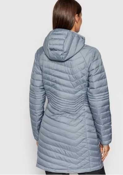 NWT Columbia Powder Lite Mid Hooded Jacket Tradewinds Grey, М-Л
