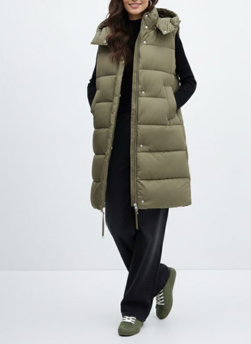 MANGO дълъг елек / грейка два цвята