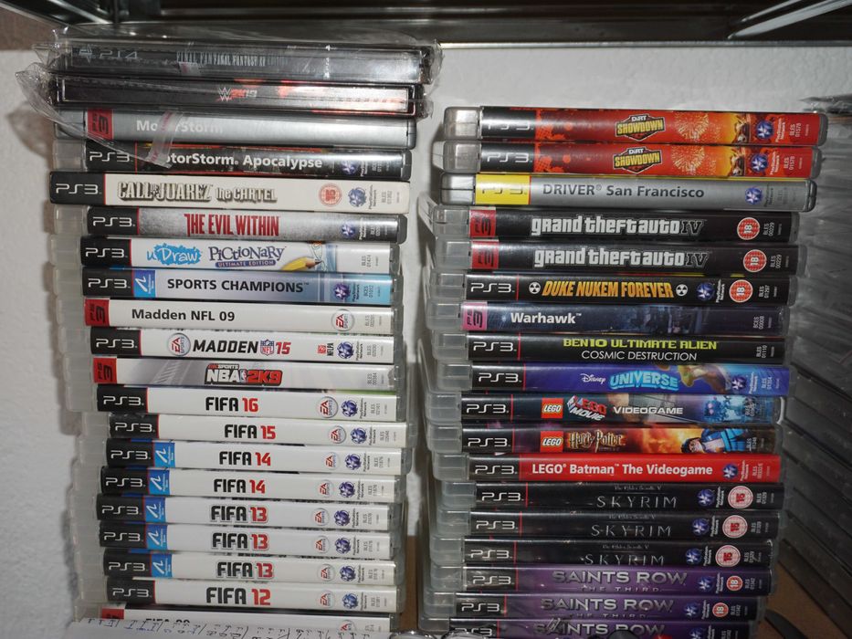 Лот от 625 игри за PS2/PS3/PS4 Okami/God of War 2/SVR 2011/Crash/GT3