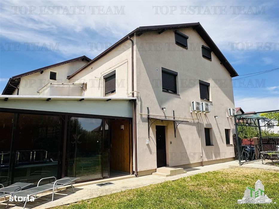 Vila individuala 300 mp construiti, 523 mp teren imprejmuit, strada pr