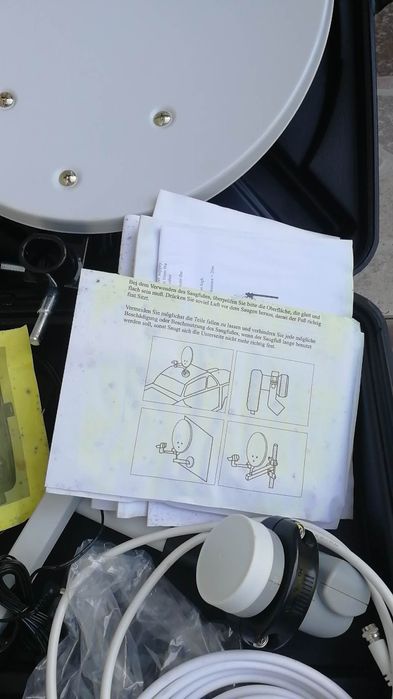 сателитна чиния за каравана,камион(TIR),кемпери и други