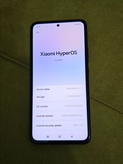 Redmi Note 14 Black 4G 8/256 GB