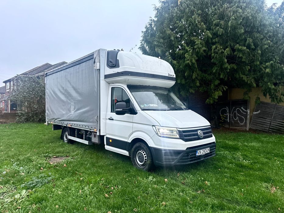 Volkswagen Crafter 2018 2.0 TDI 177 cp prelata 10 europaleti