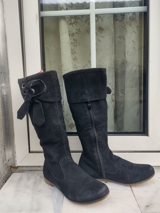Cizme dama piele intoarsa sau nabuk 36