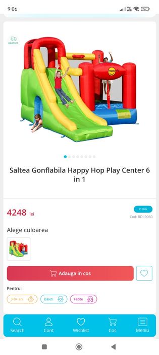 Spatiu de joaca gonflabil