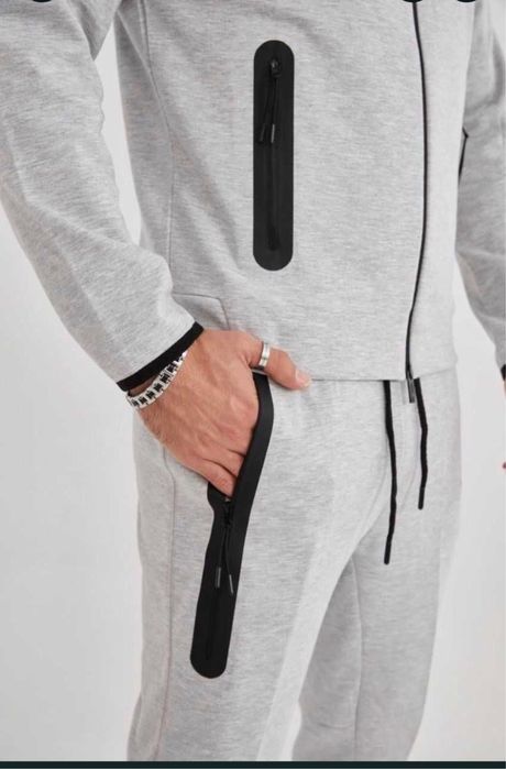 Nike Tech Fleece Bumbac 100% Gri