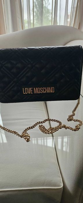 Черна чанта Moschino