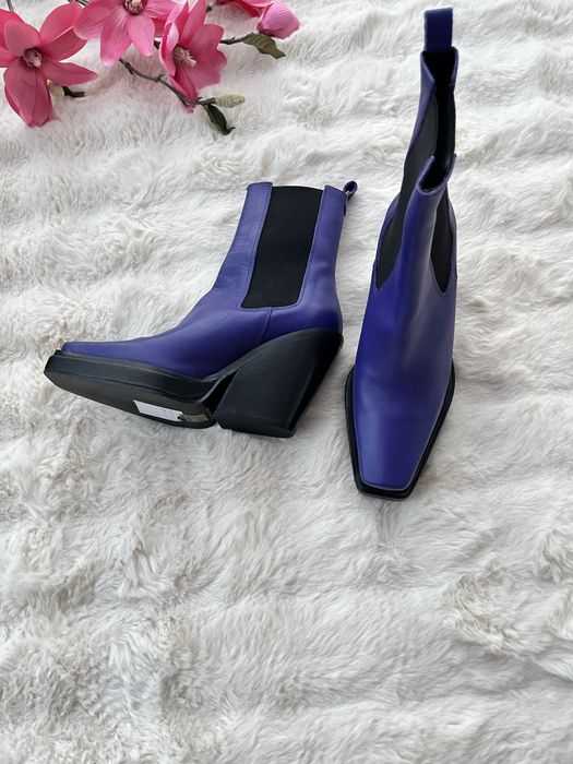 Cozme/ciocate statement din piele naturala marimea 37
