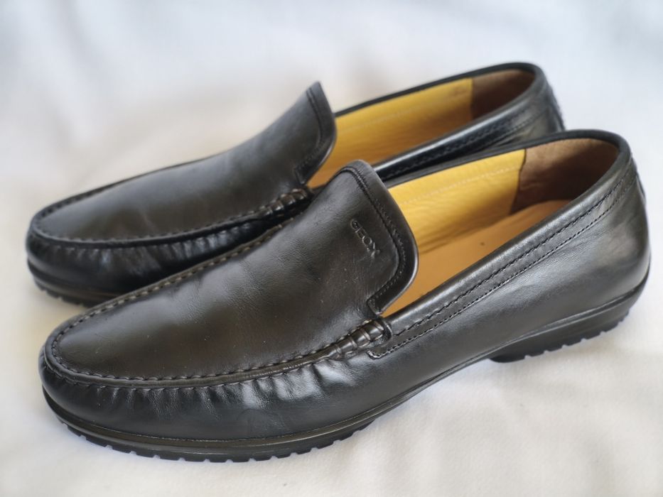 Geox, мъжки мокасини естествена кожа, номер 43