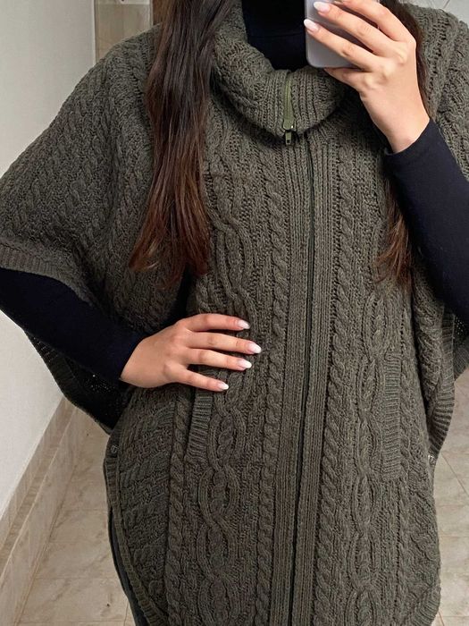 Cardigan impletit cu buzunare, conditie excelenta, marimea L
