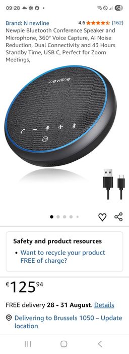 Difuzor wireless pentru conferinte