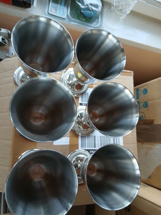 Set pahare argintata nou