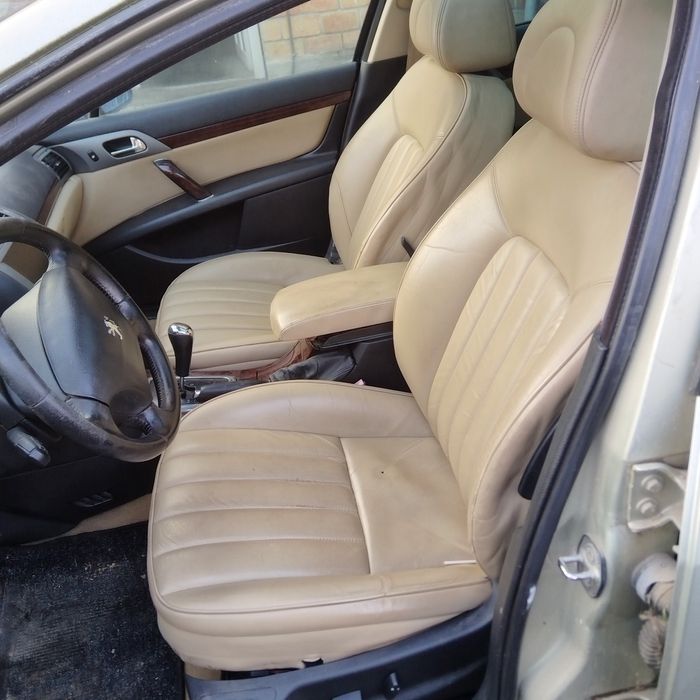 Interior PIELE CREM cu incalzire scaune+bancheta Peugeot 407 SW