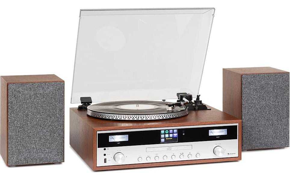 Аудиосистема с грамофон  AUNA BIRMINGHAM