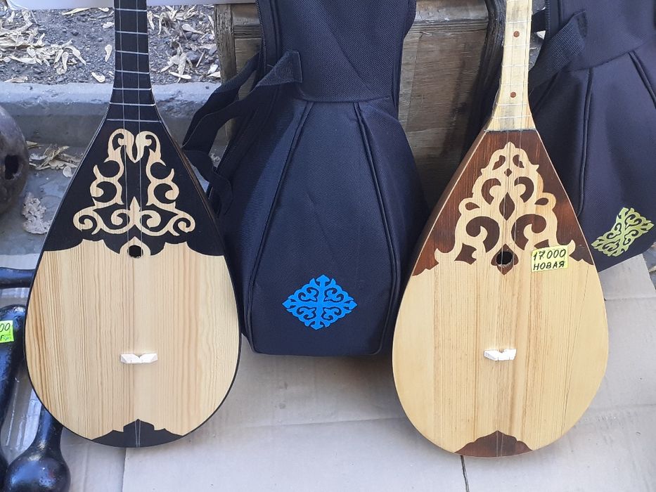 Национальный инструмент домбра и чехол