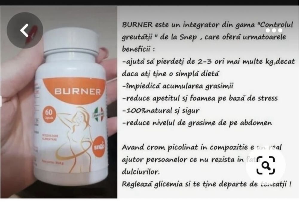 Burner - arzatorul de grasimi Snep