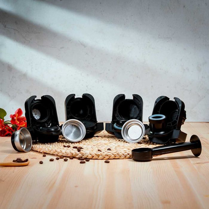 Еспресо машина за капсули и мляно кафе 8в1 Oliver Voltz OV51171I5, 20 бара/1350W