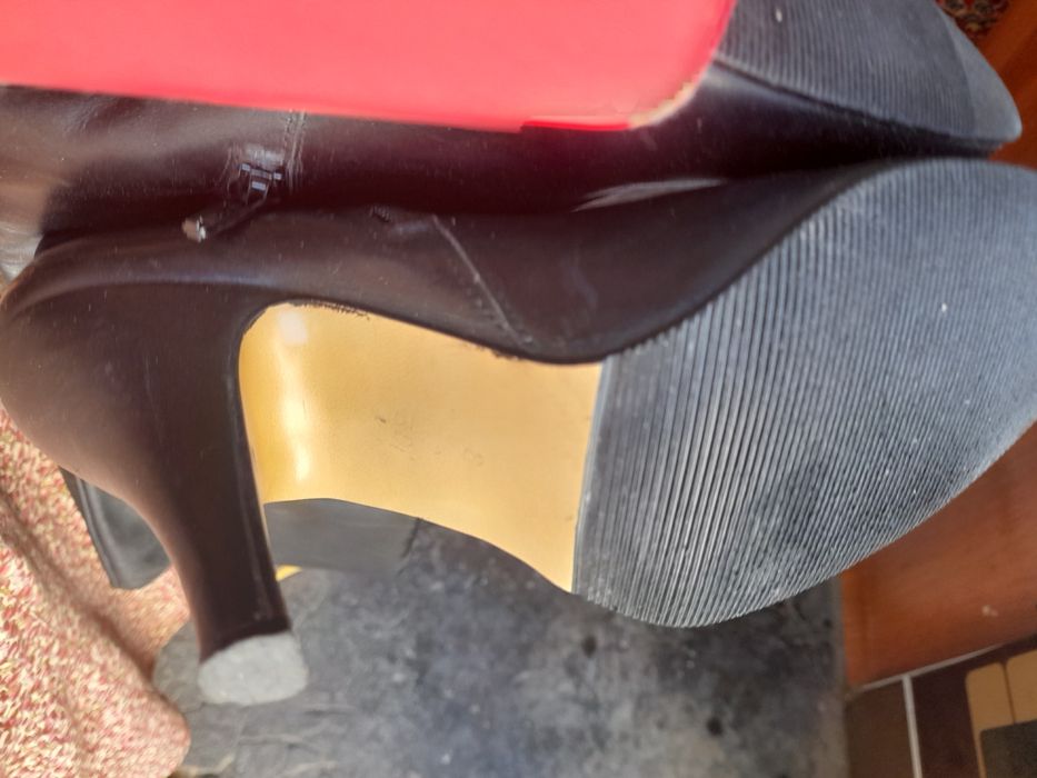 Сапоги кожа  советские  одели 1 раз