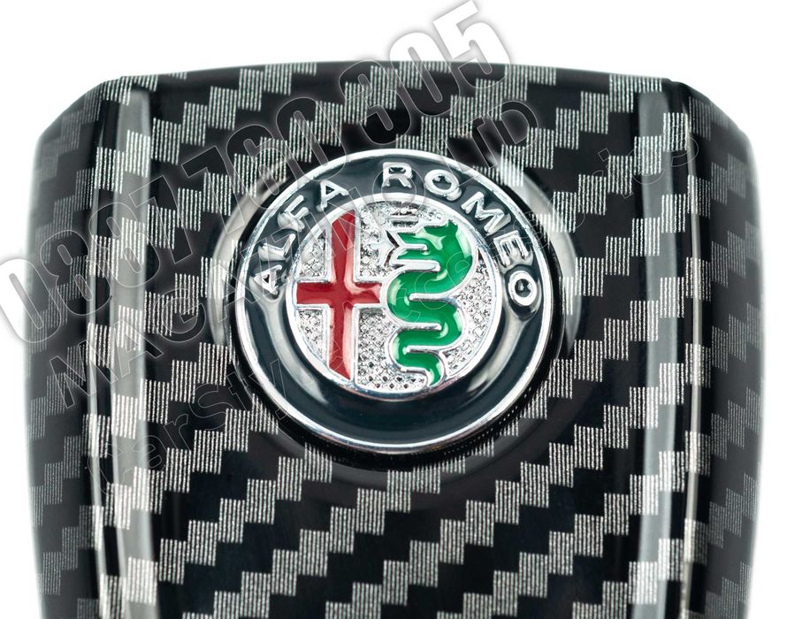 Капак Кутийка за Ключ Alfa Romeo Tonale Giulia Stelvio Цвят Карбон