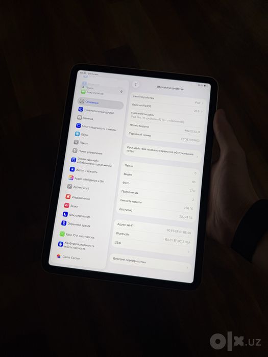 Ipad Pro M2 11inch 256