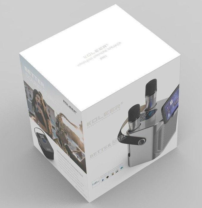 Портативная Колонка с микрофоном// Музыка и караоке система