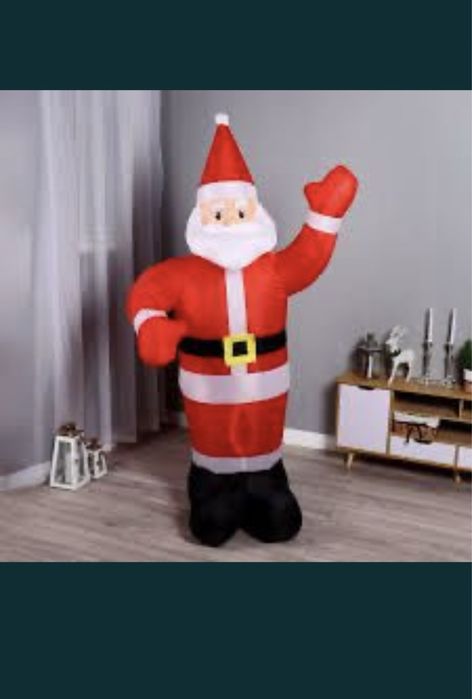 Надувной дед мороз и снегурочка новый год