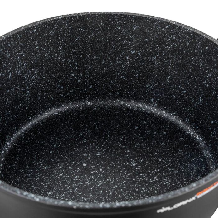 Cratita din aluminiu, cu invelis de marmura, 16cm, 1.1l, Bono, Florina