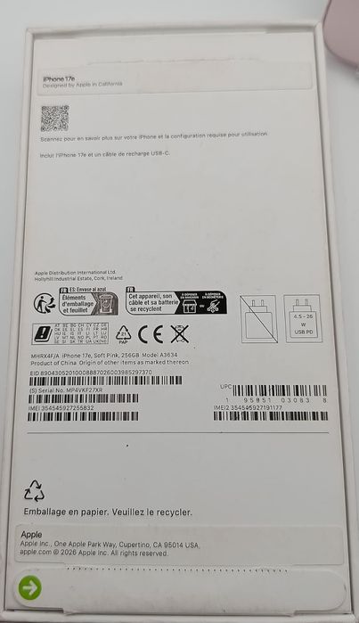Iphone 17e nou 256gb Amanet BKG