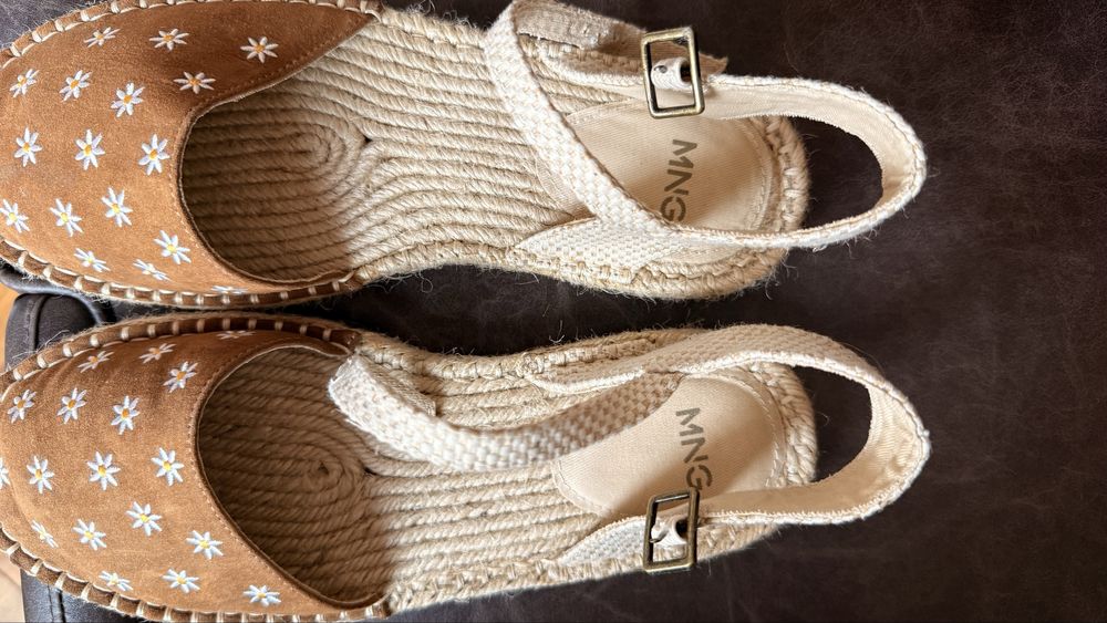 Сандали тип еспадрили Mango