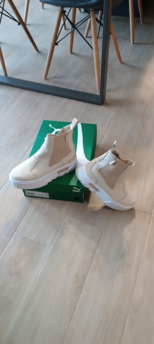 Боти Puma естествена кожа